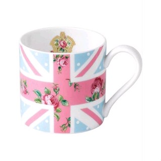 พร้อมส่ง ROYAL ALBERT Cheeky Pink Union Jack mug