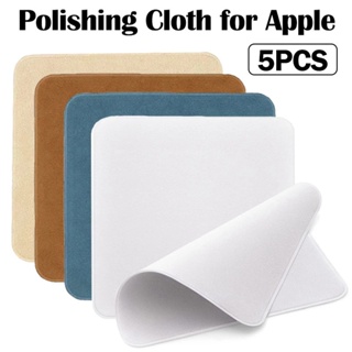 ผ้าขัดหน้าจอ นํากลับมาใช้ใหม่ได้ สําหรับ Apple iPhone iPad Air Macbook / Air Screen Display Camera Polishing Cleaning Wipe Cloth For Xiaomi 1/5 ชิ้น