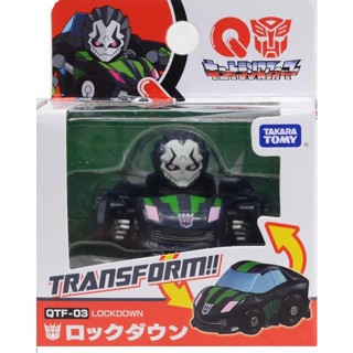 TAKARA : TRANSFORMERS CHORO Q : NEW CHORO Q : QTF-03 LOCKDOWN สินค้าจาก TAKARA ของใหม่ ของแท้ 100%