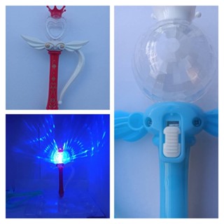 คฑามีไฟ  รูปทรงหัวใจและรูปทรงกลมมีมงกุฎ  magic flashing rod