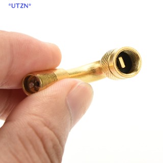 UTZN&gt; 45 Degree Brass Air Tyre Extension Valve Motorcycle Car Truck Bicycle Scooter new