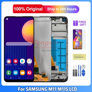 หน้าจอสัมผัส LCD ดิจิทัล สําหรับ Samsung Galaxy M11 M115 SM115F M115G DS M11