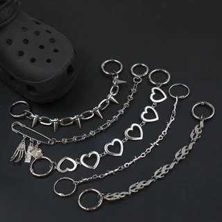Punk Dark Willow Nail Thorn Metal Shoe Chain | สําหรับหัวเข็มขัดรองเท้า