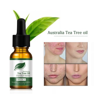 Firstsun Pure Tea Tree น้ำมันหอมระเหย ควบคุมความมัน รักษาสิว ต่อต้านริ้วรอย กระชับรูขุมขน 10 มล