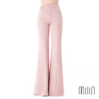 [MILIN] Lorne Pants Flare leg high waist pants กางเกงขาม้าเอวสูงผ้าซาติน