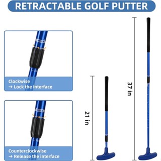 พัตเตอร์ 2-ways putter golf easy adjustable length ปรับความยาวเองได้ง่ายๆ