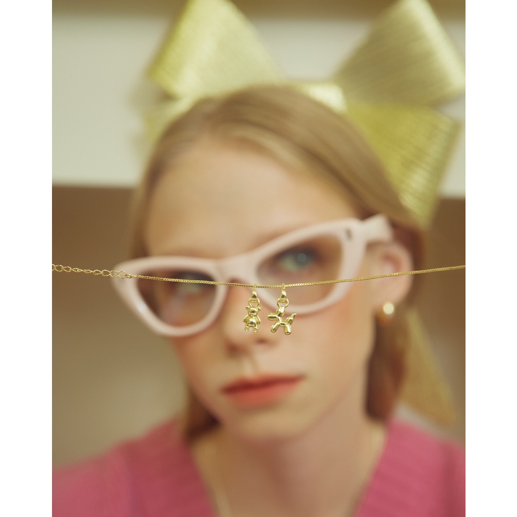 Julys – bonnie bear and pocky puppy pendant