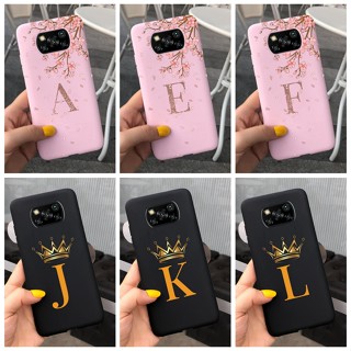 เคสโทรศัพท์ซิลิโคน TPU แบบนิ่ม ลายดอกไม้ สีชมพู สําหรับ Xiaomi POCO X3 Pro PocoX3 NFC X3Pro X 3