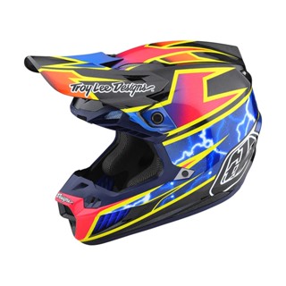 หมวกกันน็อค Troy Lee Designs SE5 Carbon Helmet - Lightning Black