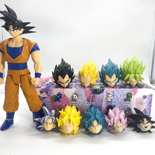 ○◆☃Dragon Ball Monkey King Vegeta Broly Vegeta Head Sculpture เหมาะสำหรับ 12 นิ้วเคลื่อนย้ายได้ 1/6 รุ่น