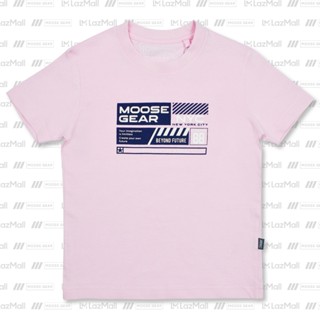 Moose Gear Pink Lilac T-shirt for Boys with Print details (TS-P 11475)