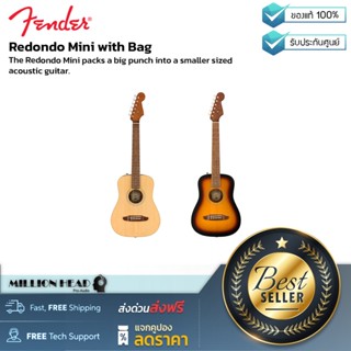 Fender : Redondo Mini with Bag by Millionhead (กีตาร์โปร่งขนาดพกพา สเกลสั้น ตัวเล็ก)