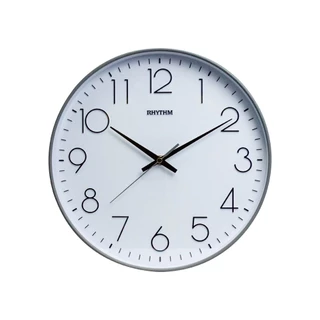 นาฬิกาแขวน RHYTHM นาฬิกาติดผนัง ตัวเลขสามมิติ นาฬิกาแต่งบ้าน minimal ขนาด 30.5 ซม.
