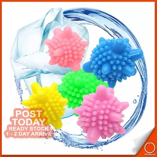 𝐓𝐀𝐍𝐆𝐋𝐄 𝐅𝐑𝐄𝐄 Washing Machine Magic Laundry Ball Scrubbing Simulate Decontamination Softener Clothes Cleaning Balls 防缠绕洗衣珠