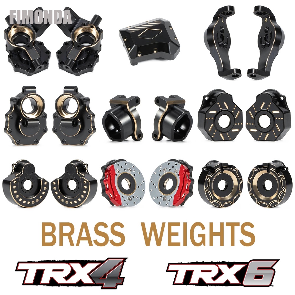 Trx4 เพลาถ่วงน้ําหนัก ทองเหลือง สําหรับอัพเกรดรถไต่หินบังคับ 1/10 TRX-4 Bronco Land Rover Defender T