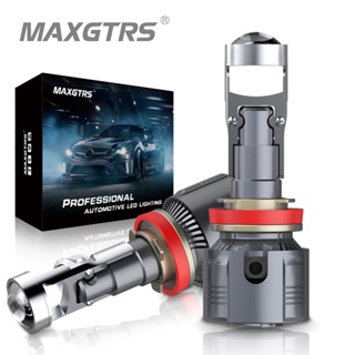 Maxgtrs หลอดไฟหน้ารถยนต์ LED H4 H7 H11 H8 LHD 9005 9006 HB3 HB4 12v 90W 12000LM 2 ชิ้น