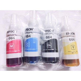 หมึกเติมของแท้ Epson รุ่น 664 T664 L100 L120 L200 L210 L220 L360