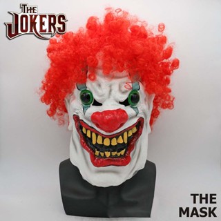 Hat หมวก Joker โจ๊กเกอร์ ตัวตลก หัวเราะ ยิ้ม ฮาโลวีน แฟนซี คอมิกส์ ปีศาจ วัสดุ Emulsion อิมัลชัน Gift Smile Laugh