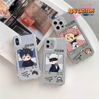 เคสโทรศัพท์มือถือ ลาย Rou Custom [Jujutsu Kaisen] สําหรับ Xiaomi Redmi 8 8A Pro 9 9 Prime 9C 10C 10 5G Note 11E Note 8 8 Pro 9 10X 4G 9 Pro 9S 10 10S 11 12 12 Pro เคสโทรศัพท์มือถือแบบนิ่ม ใส ลายการ์ตูนอนิเมะ Hp น่ารัก สําหรับ Samsung