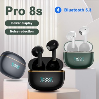 Pro8s ชุดหูฟังบลูทูธไร้สาย หน้าจอดิจิทัล สําหรับ TWS พร้อมไมโครโฟน สําหรับ Bluetooth 5.3