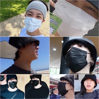 BTS - EXXO KF94 Disposable Mask 50 ชิ้น สีขาว ไซส์ L (แบบที่ BTS ใส่ นำเข้าจากเกาหลี)