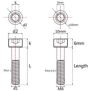 Wanyifa Titanium Ti Bolt M6x1015 16 18 20 25 30 35 40 45 50 55 60 65 มม.Stigma สกรูสําหรับ MTB/Road จักรยาน Seatpost ชุดหูฟังเบรค