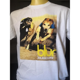 เสื้อยืดเสื้อวงนำเข้า Blur Parklife Suede Radiohead Sonic Youth Oasis Alternative Rock Britpop Grunge Retro Style V_17