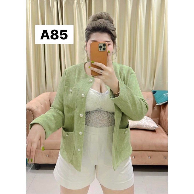 A85 สูทคลุมผ้าทวิตใส่แล้วดูผู้ดีมากกกกก