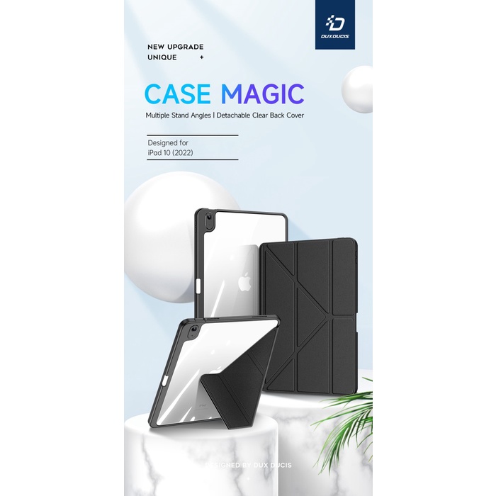 CASE IPAD 11TH GEN A16 2025 / 10TH GEN A14 10.9 INCH 2024 DUX DUCIS MAGI SERIES ฝาครอบที่ DETACHIABL