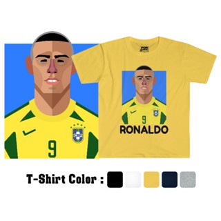 PSM เสื้อยืดลายนักฟุตบอล ลายRonaldo R92002