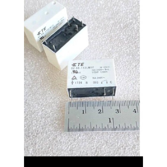 (แพ็ค1ตัว) รีเลย์ 12V 6P OZ-SS-112LM1F 12VDC 16A 250VAC พร้อมส่งในไทย รีเลย์12V5ขา OZ-SS-112LM OZ-SS