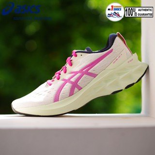 [✨Clearance] หญิง Asics Running รุ่น Novablast 2 1012B049-200 สี Birch/ pink rave ของเเท้ 100%