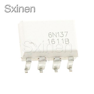 ออปโต้คัปเปลอร์ความเร็วสูง 6N137SDM 6N137 SMD SOP-8 5 ชิ้น