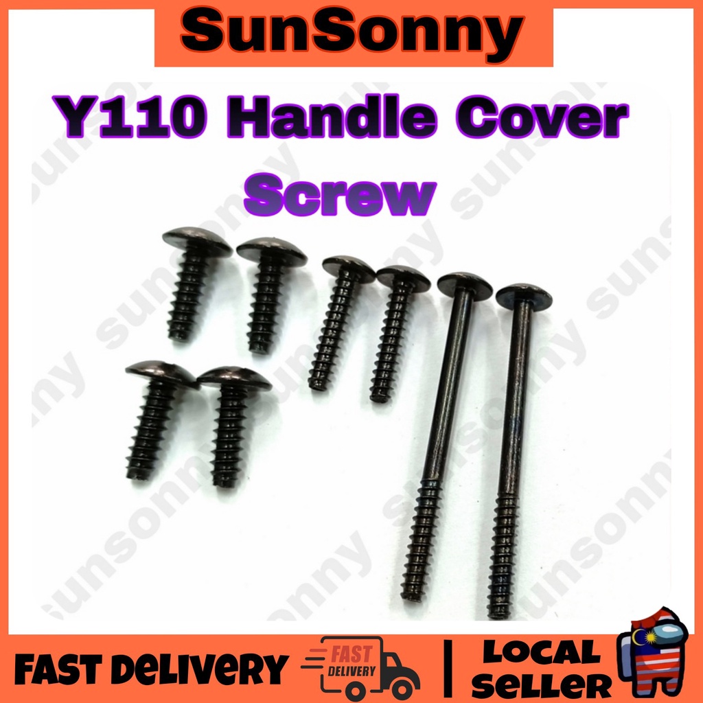 YAMAHA Y110 Y110SS SS110 HANDLE COVER SCREW SET COVER HANDLE SCREW SET