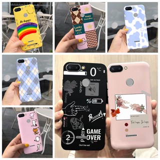 เคสโทรศัพท์มือถือ แบบนิ่ม ผิวด้าน ลายการ์ตูน สําหรับ Xiaomi Redmi6 6A Redmi 6 6 A