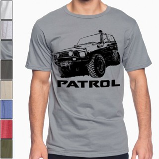 [COD] {พร้อมส่ง} เสื้อยืดแขนสั้นลําลอง ผ้าฝ้าย 100% พิมพ์ลาย Off Road Nissan Patrol พรีเมี่ยม พลัสไซซ์ ของขวัญวันเก