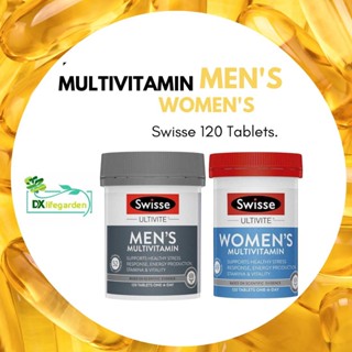 Swisse Men&amp;Women Multivtamin สวิส วิตามินรวมสำหรับผู้ชายและผู้หญิง นำเข้าจากออส 120Taplets Exp.04/25