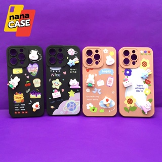 เคสวีโว่ Y11/Y12/Y15/Y17 Y20/Y20s/Y12s Y21 Y91/Y91i/Y95 Y91cเคสมือถือนิ่ม TPU กันเลนส์กล้องนูนติดอะไหล่แมวกระต่ายน่ารั