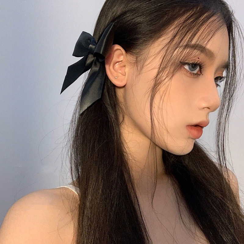 กิ๊บติดผม รูปโบว์น่ารัก ประดับโบว์น่ารัก สไตล์ Y2k สําหรับผู้หญิง