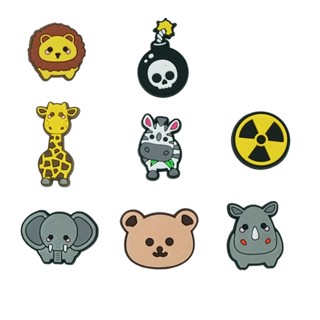 ใหม่ หมุดติดรองเท้า Croc Jibz Pins Zoo Park DIY