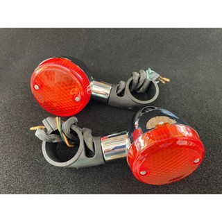 ไฟเลี้ยวด้านหน้า For Honda STEED 400 600 MAGNA 250 Motorcycle Front Turn Signal Signaling Lights For Honda Magna 250 750