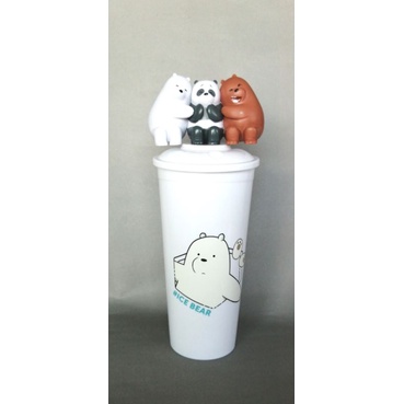 WE BARE BEARS " ICE BEAR "แก้วน้ำกาแฟมวลชน