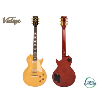 Vintage V100M ReIssued Electric Guitar - Gold Top