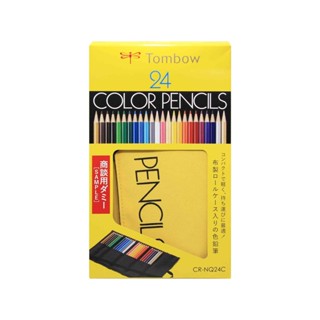 ชุดดินสอสีไม้+Roll Case 24 สี TOMBOW CR-NQ24C (PC)