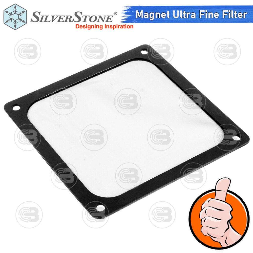 [CoolBlasterThai] SilverStone Ultra Fine Fan Filter 120 mm. Magnet (FF123B)