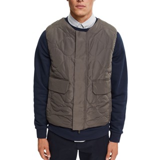 ESPRIT Mens Weatherproof Quilted vest