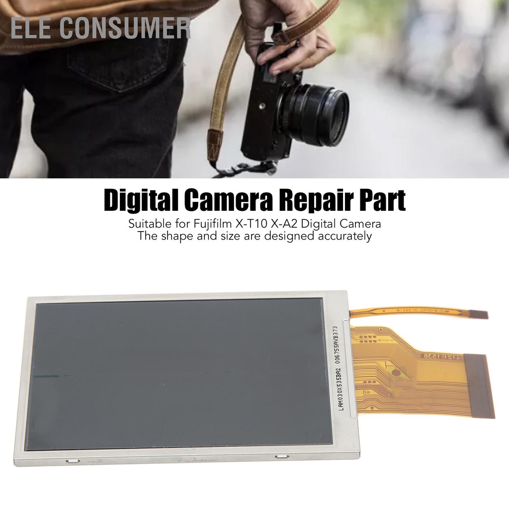Ele หน้าจอแสดงผล Lcd แบบเปลี่ยน สําหรับกล้องดิจิทัล Fujifilm X‐T10 X‐A2