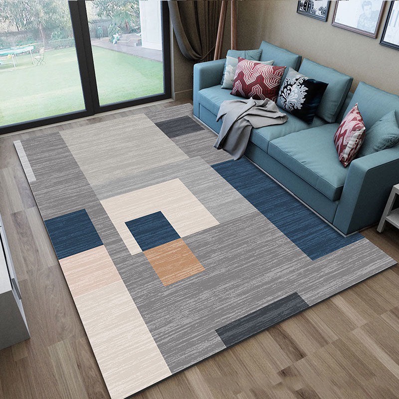 Carpets & Rugs 165 บาท พรมปูพื้นหนานุ่มพรมแบบ3Dพรมปูพื้นห้องนั่งเล่นลาย3มิติ พรมเรขาคณิต Home & Living