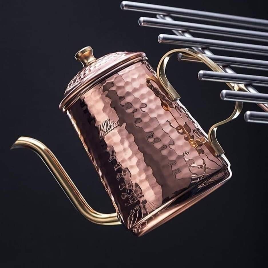 🇯🇵  Kalita Coffee Drip Kettle กาดริปกาแฟ Copper Pot 600ml (Bronze) ☕