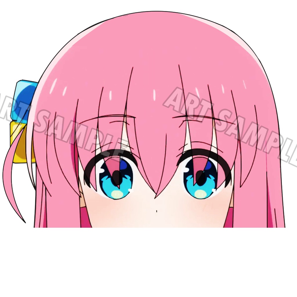 BOCCHI THE ROCK! peeker Stickers อนิเมะสติ๊กเกอร์ 2 ชิ้น Gotou BOCCHI อนิเมะ สติกเกอร์ อนิเมะ Bocchi